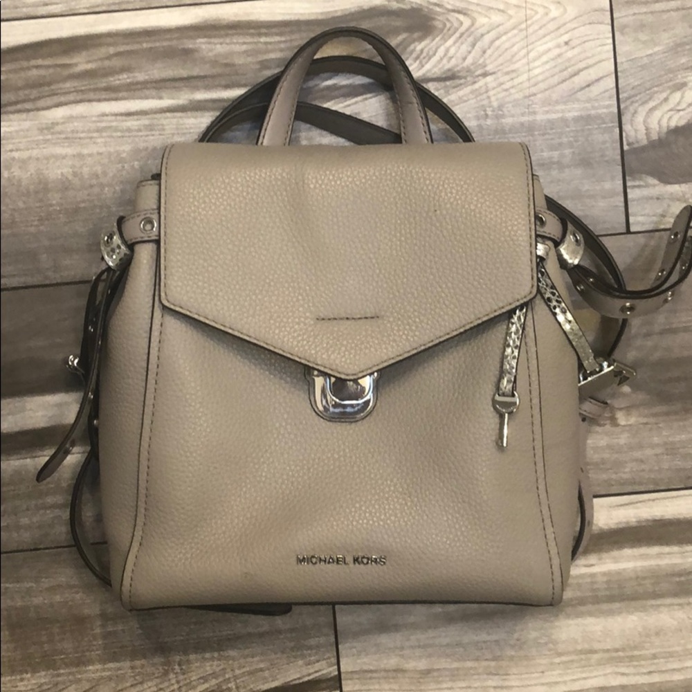 Michael Kors Bristol Small Backpack - Pearl Grey